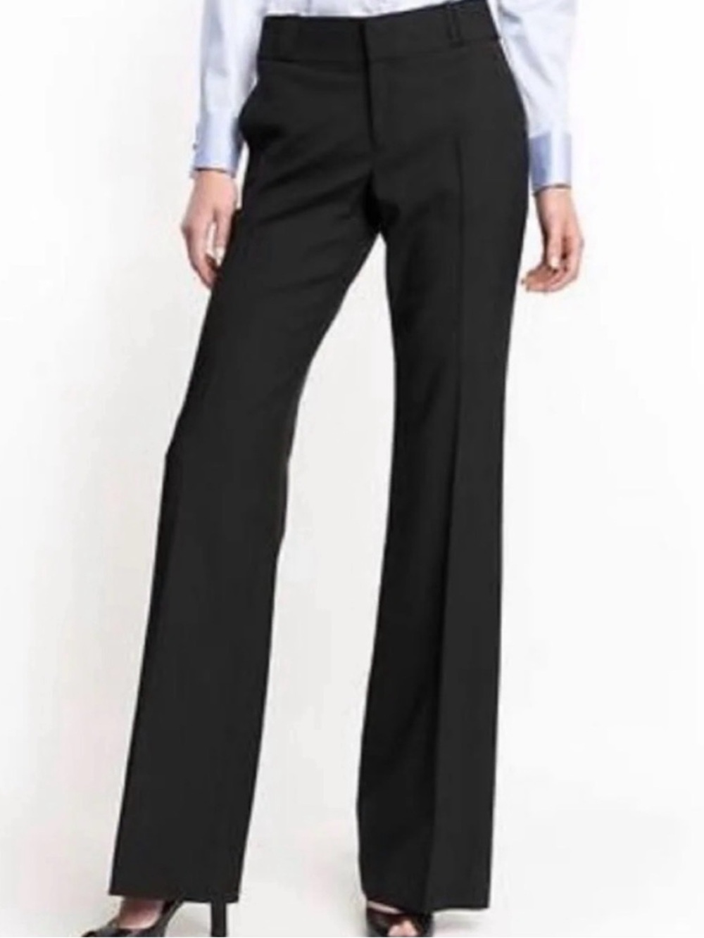 The Limited Cassidy Bootcut Pants Black Trousers Work Casual Minimalist Sz 14